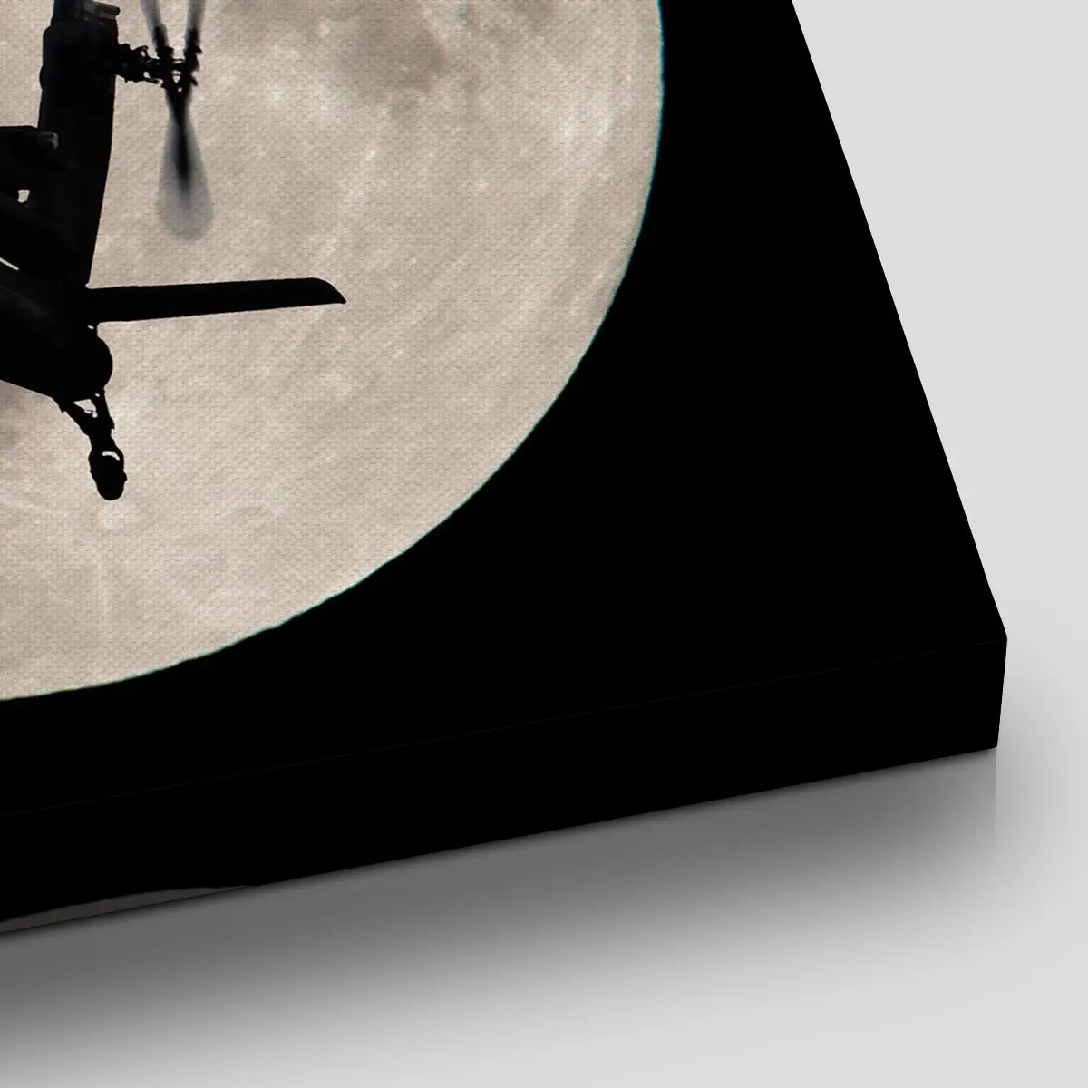 Apache Helicopter Silhouette Wall Art Canvas Print-Stunning Canvas Prints