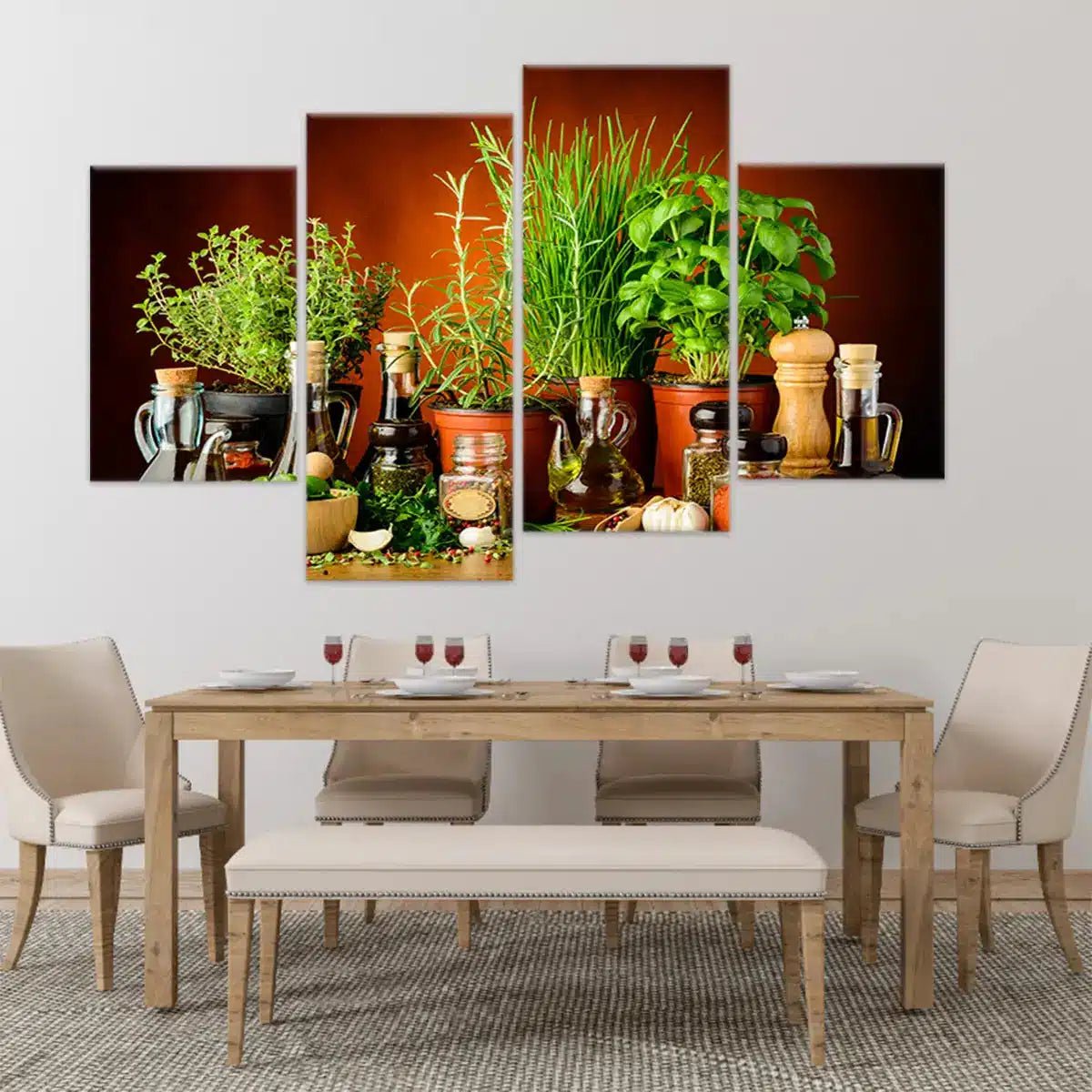 Herbs And Spices Wall Art-Stunning Canvas Prints