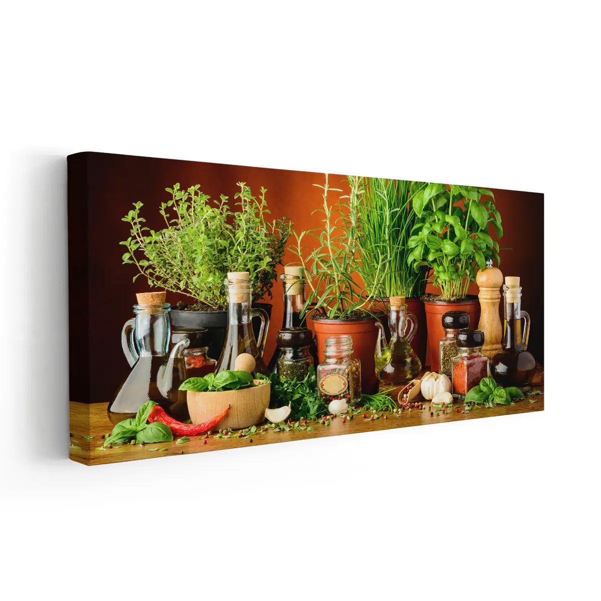 Herbs And Spices Wall Art-Stunning Canvas Prints