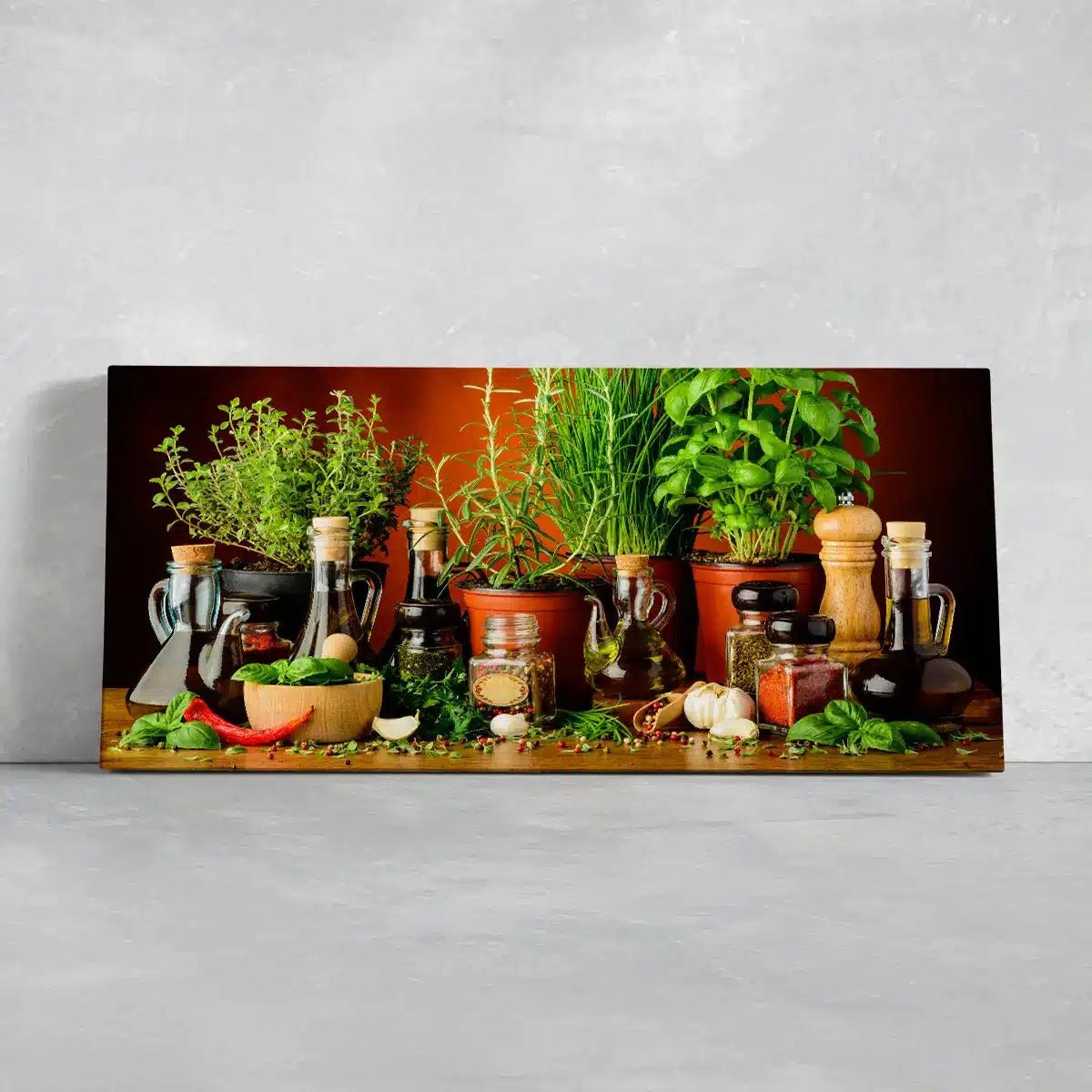 Herbs And Spices Wall Art-Stunning Canvas Prints