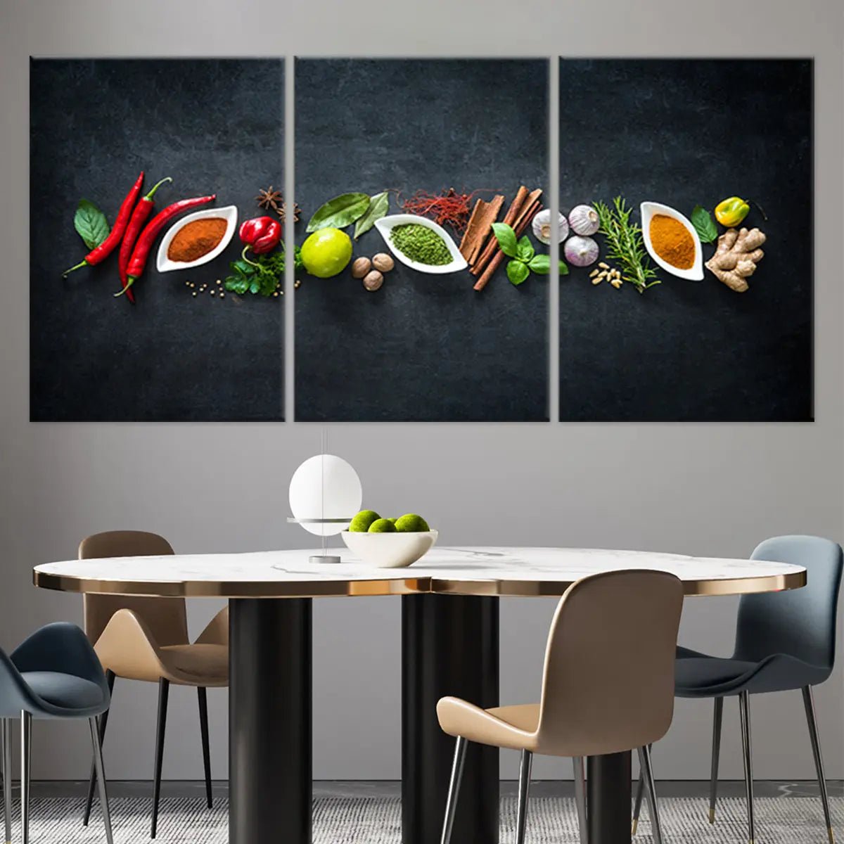 3 piece kitchen wall art - Stunning Canvas Prints