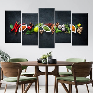 Spices Wall Art For Kitchen Wall-Stunning Canvas Prints