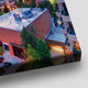 Asheville Sunset Skyline Wall Art Canvas-Stunning Canvas Prints