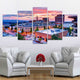 Asheville Sunset Skyline Wall Art Canvas-Stunning Canvas Prints