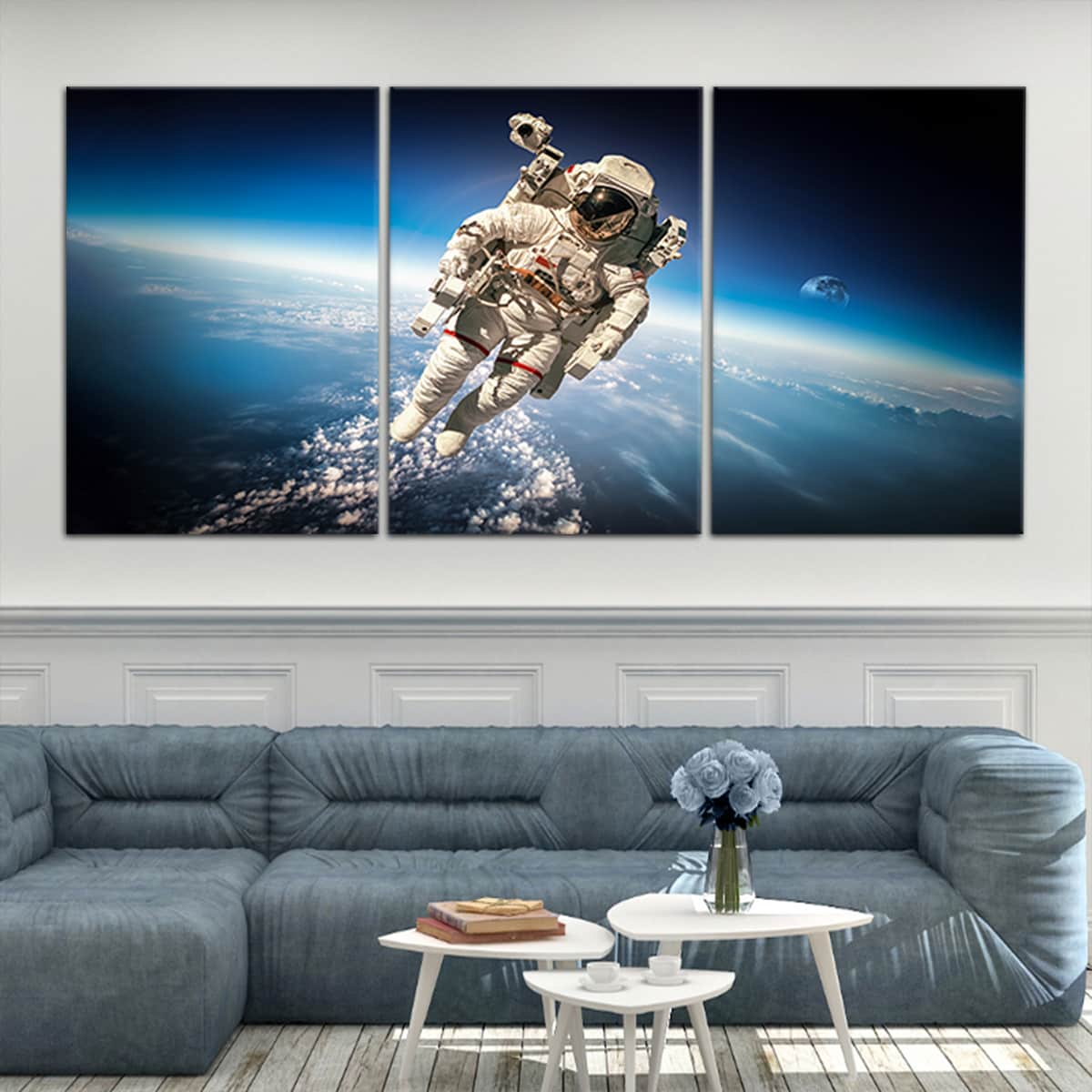 Astronaut Wall Art Set
