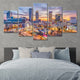 Atlanta Skyline Wall Art Canvas-Stunning Canvas Prints