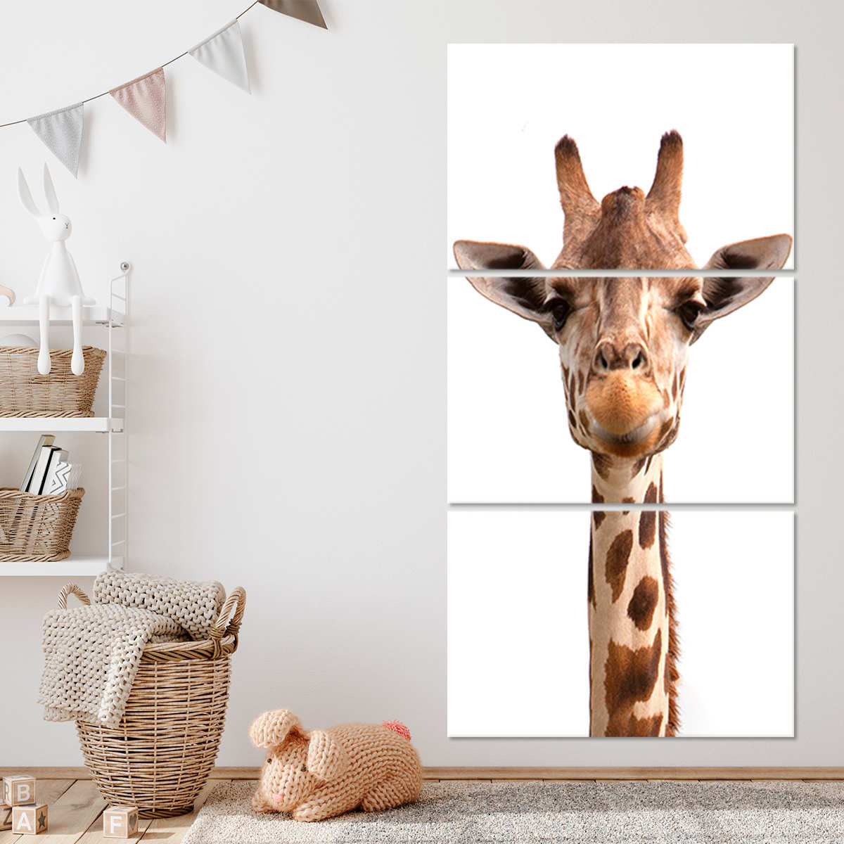 Cute Baby Giraffe Wall Art Canvas-Stunning Canvas Prints