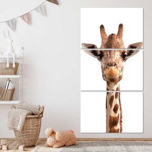 Cute Baby Giraffe Wall Art Canvas-Stunning Canvas Prints