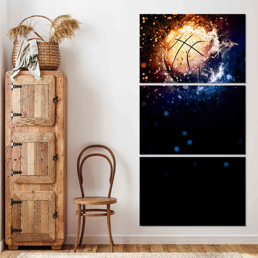 Abstract Basketball Wall Art Canvas Print-Stunning Canvas Prints
