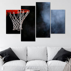 Basketball Hoop Wall Art Canvas Print-Stunning Canvas Prints