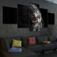 Black And White Tiger Pop Wall Art Canvas-Stunning Canvas Prints