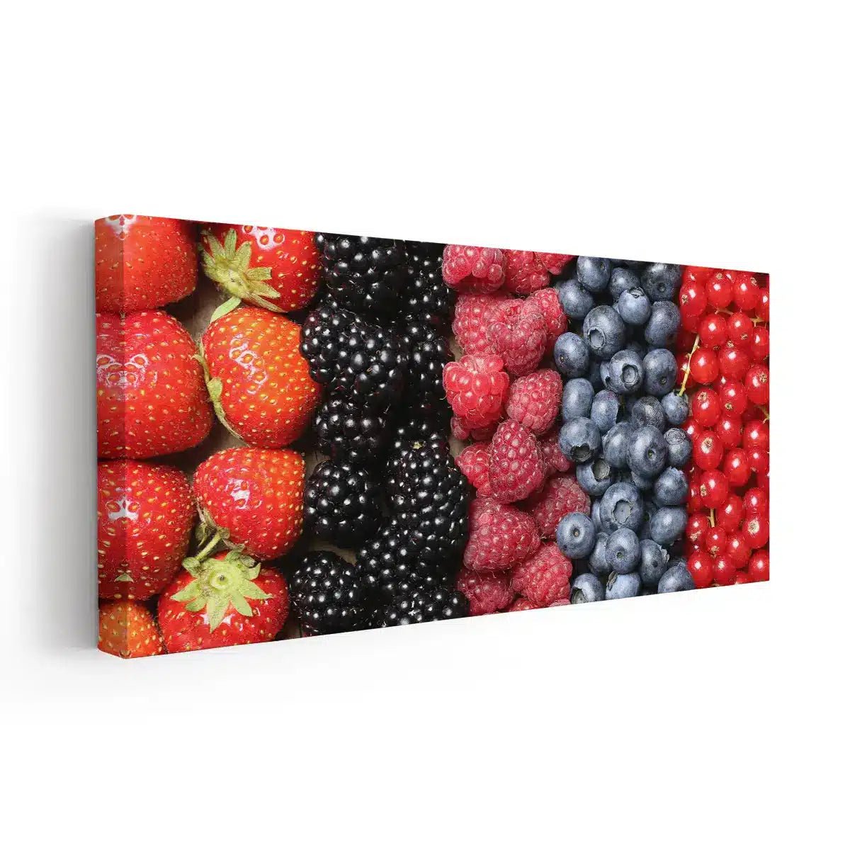 Berry Fruits In A Row Wall Art-Stunning Canvas Prints