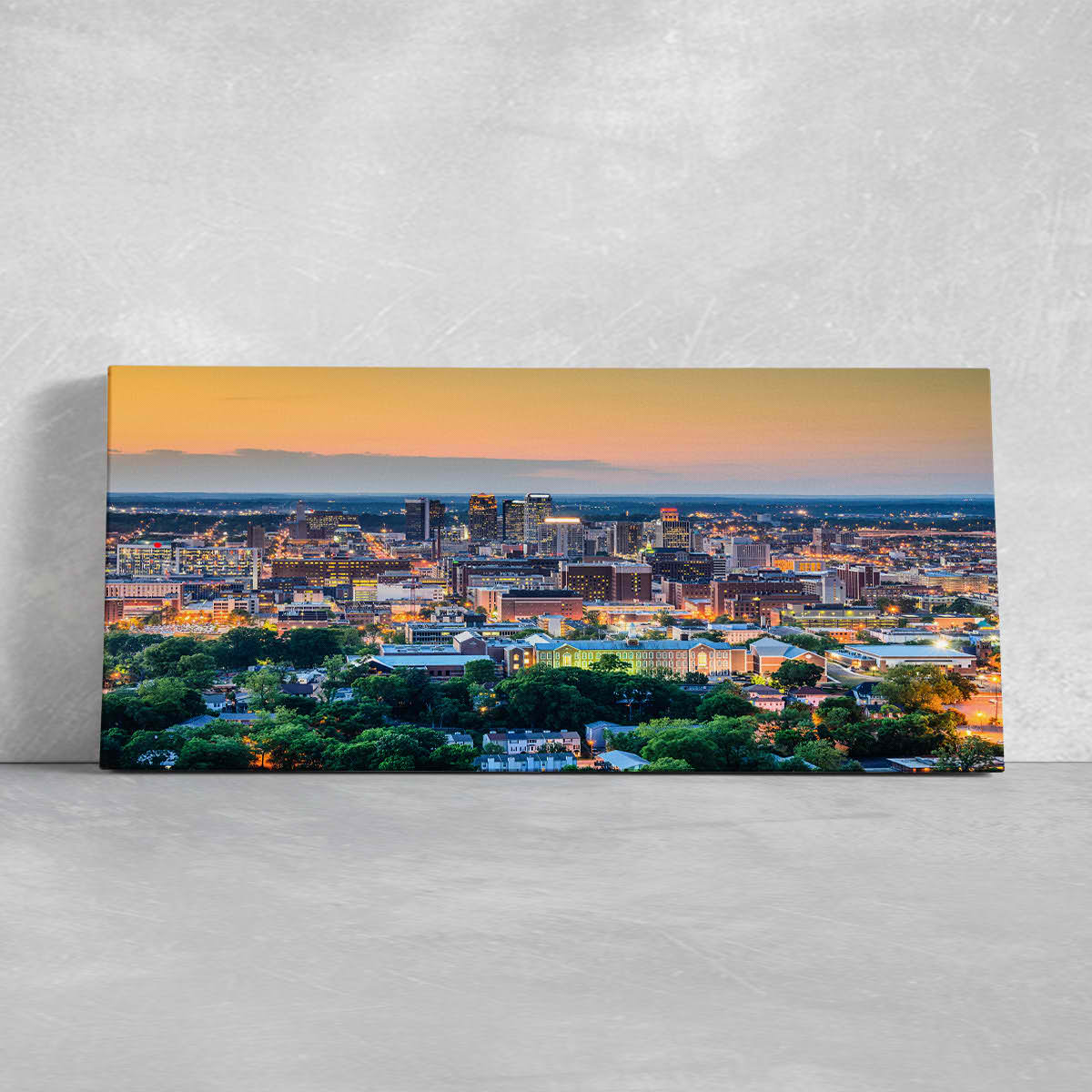 Birmingham Skyline Wall Art Canvas-Stunning Canvas Prints