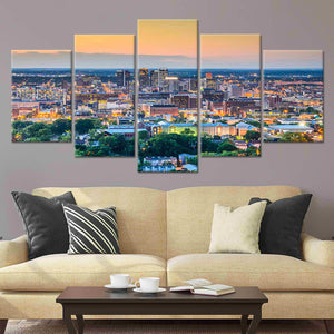 Birmingham Skyline Wall Art Canvas-Stunning Canvas Prints