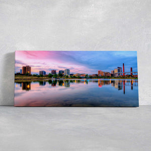 Birmingham Skyline At Dusk Wall Art Canvas-Stunning Canvas Prints