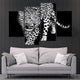 Black And White Jaguar Wall Art Canvas-Stunning Canvas Prints