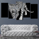 Black And White Jaguar Wall Art Canvas-Stunning Canvas Prints