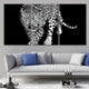 Black And White Jaguar Wall Art Canvas-Stunning Canvas Prints