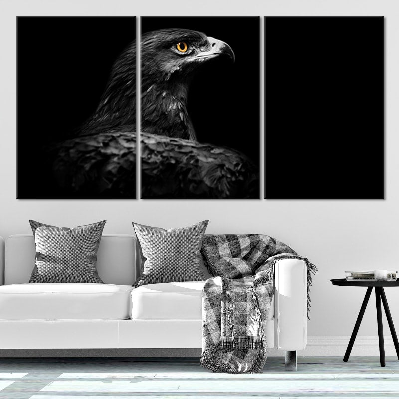 Black Eagle Wall Art Canvas-Stunning Canvas Prints