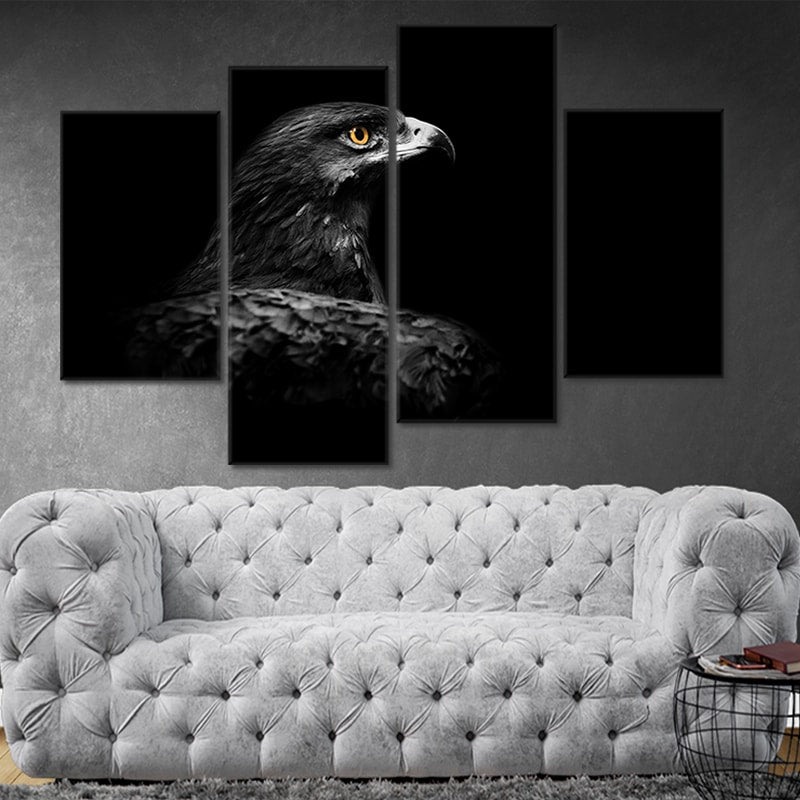 Black Eagle Wall Art Canvas-Stunning Canvas Prints