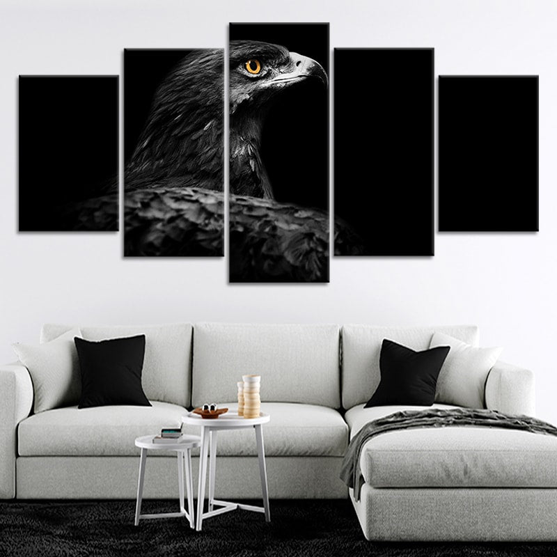 Black Eagle Wall Art Canvas-Stunning Canvas Prints
