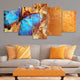 Abstract Butterfly Wall Art Canvas-Stunning Canvas Prints