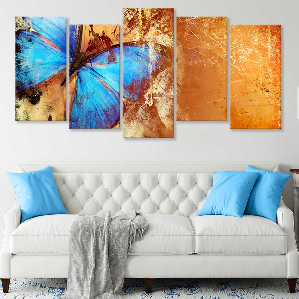 Abstract Butterfly Wall Art Canvas-Stunning Canvas Prints