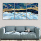 Blue And Gold Abstract Wall Art: luxury wall art for bedroom, modern abstract art on canvas, large contemporary canvas art, large wall art for living room