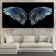 Blue Wings Wall Art Canvas-Stunning Canvas Prints