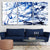 Blue Paint Splash Canvas Wall Art