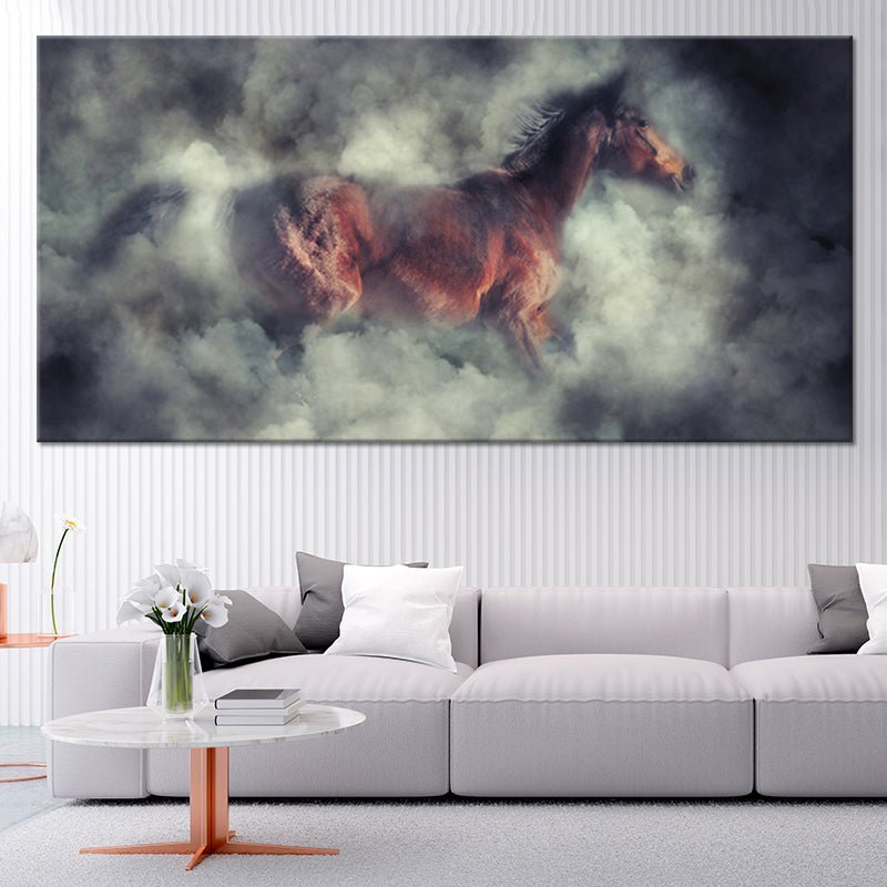 Brown Horse Multi Panel Canvas Wall Art