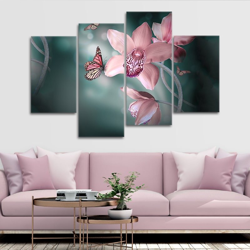 Butterfly Orchid Wall Art Canvas Print-Stunning Canvas Prints