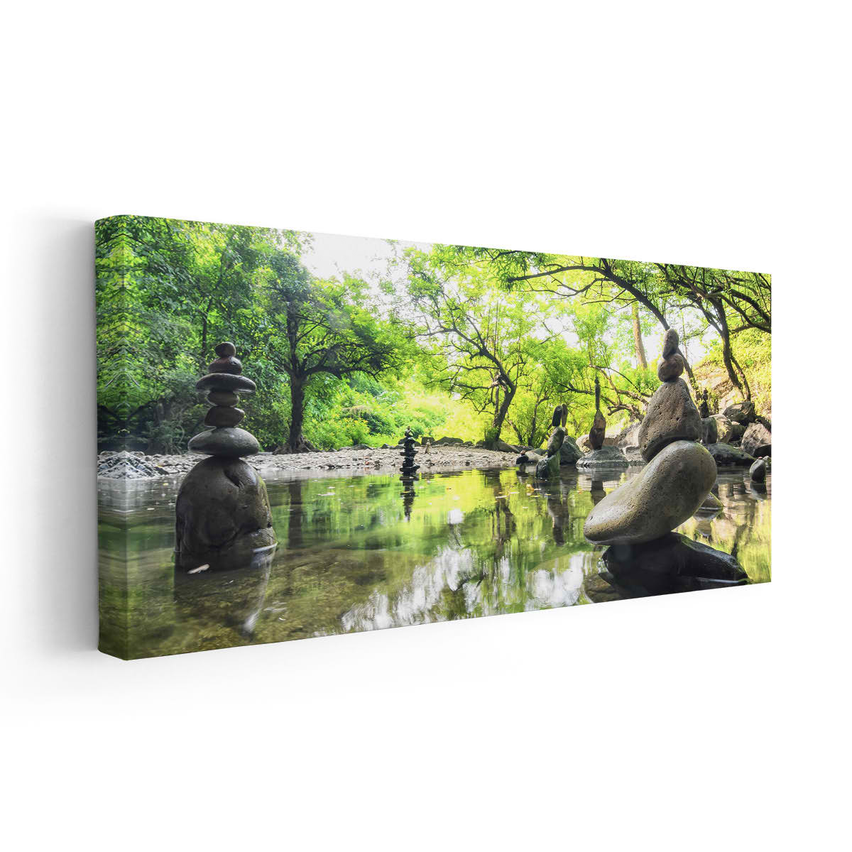 Zen Lake In kyoto Wall Art-Stunning Canvas Prints