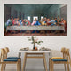 Framed Last Supper painting, Christian home decor wall art, Last Supper framed Christian wall art, religious canvas prints