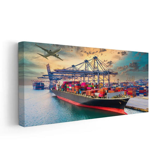 Cargo Ship Wall Art Canvas Print-Stunning Canvas Prints