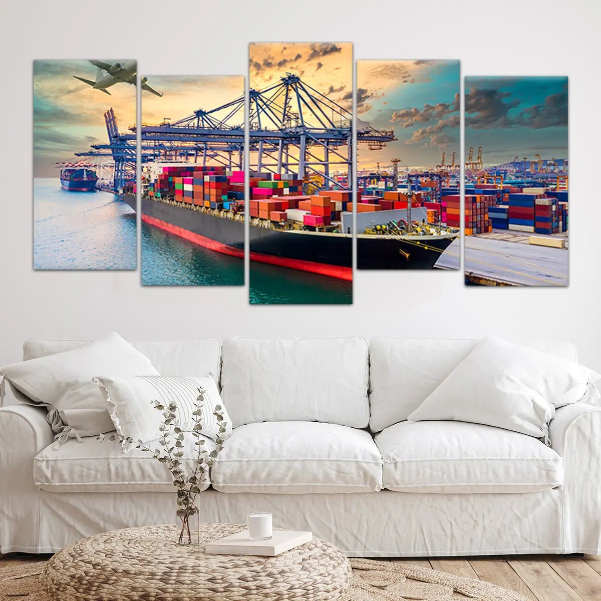 Cargo Ship Wall Art Canvas Print-Stunning Canvas Prints
