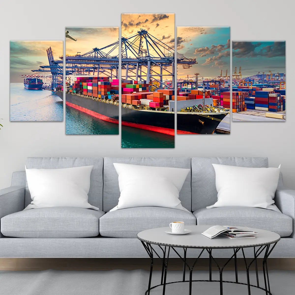 Cargo Ship Wall Art Canvas Print-Stunning Canvas Prints