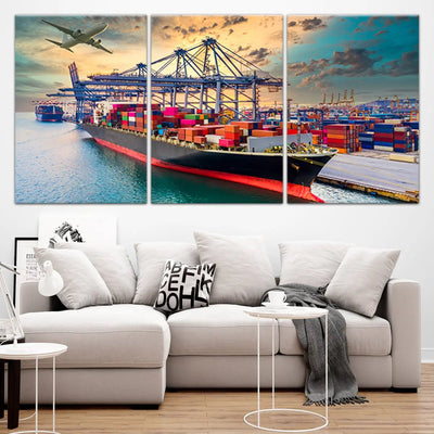 Cargo Vessel Wall Art-Stunning Canvas Prints