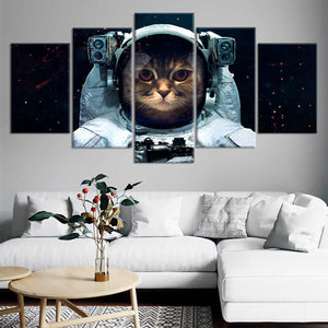 Cat Astronaut Wall Art Canvas Print-Stunning Canvas Prints
