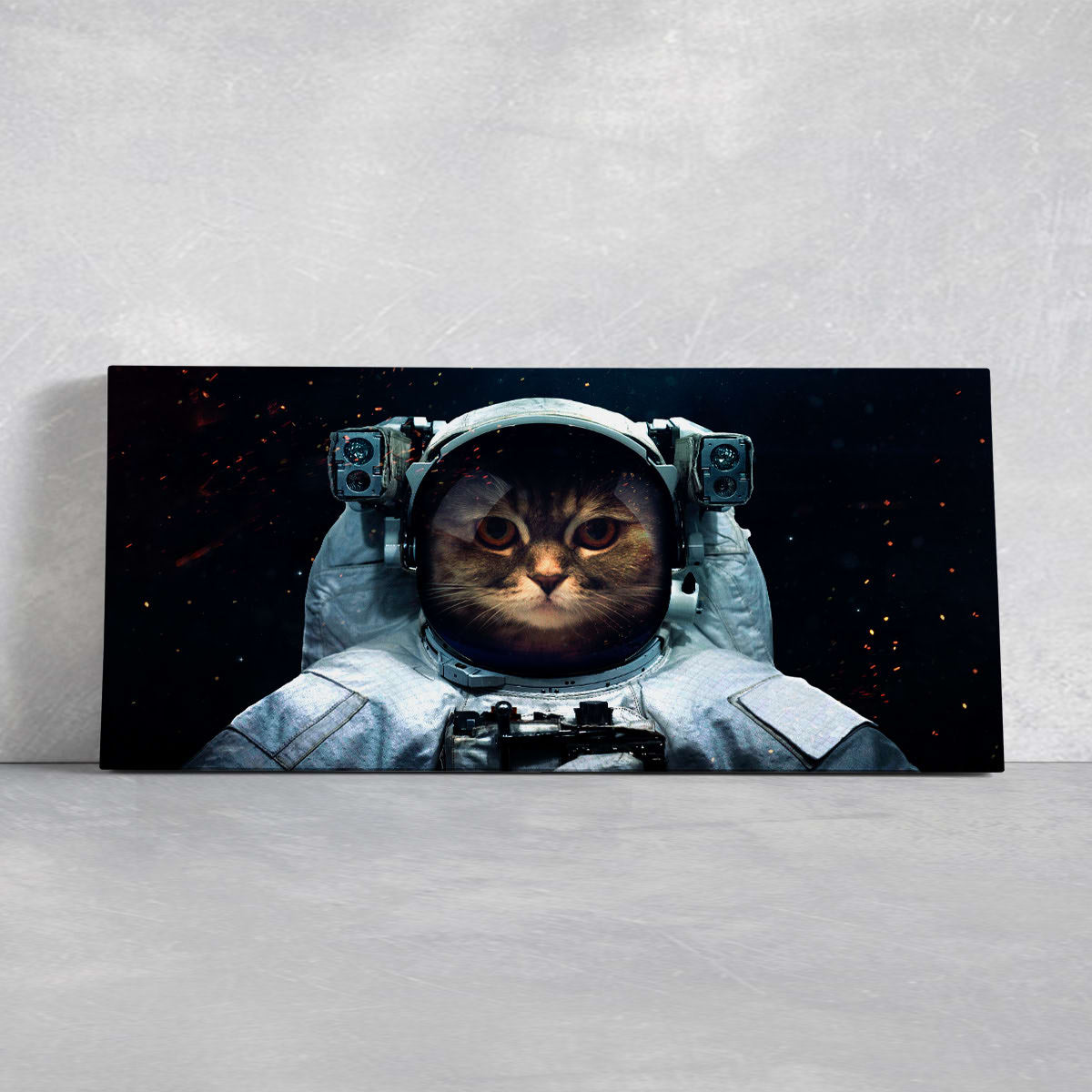 Cat Astronaut Wall Art Canvas Print-Stunning Canvas Prints