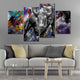 Abstract Charging Bull Wall Art Canvas Print-Stunning Canvas Prints