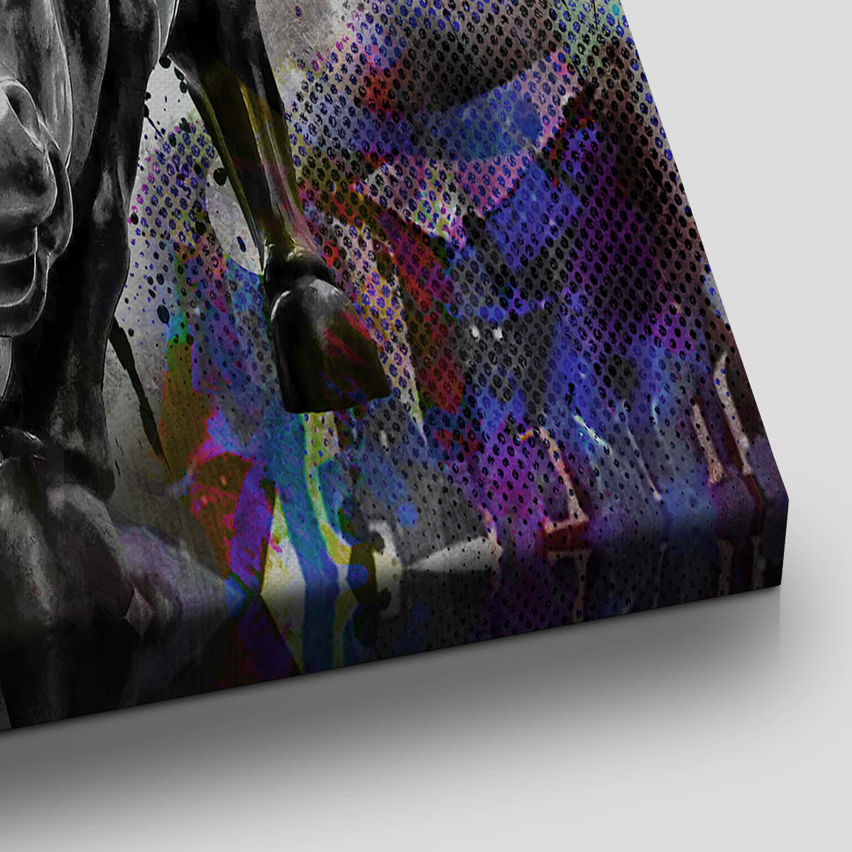 Abstract Charging Bull Wall Art Canvas Print-Stunning Canvas Prints