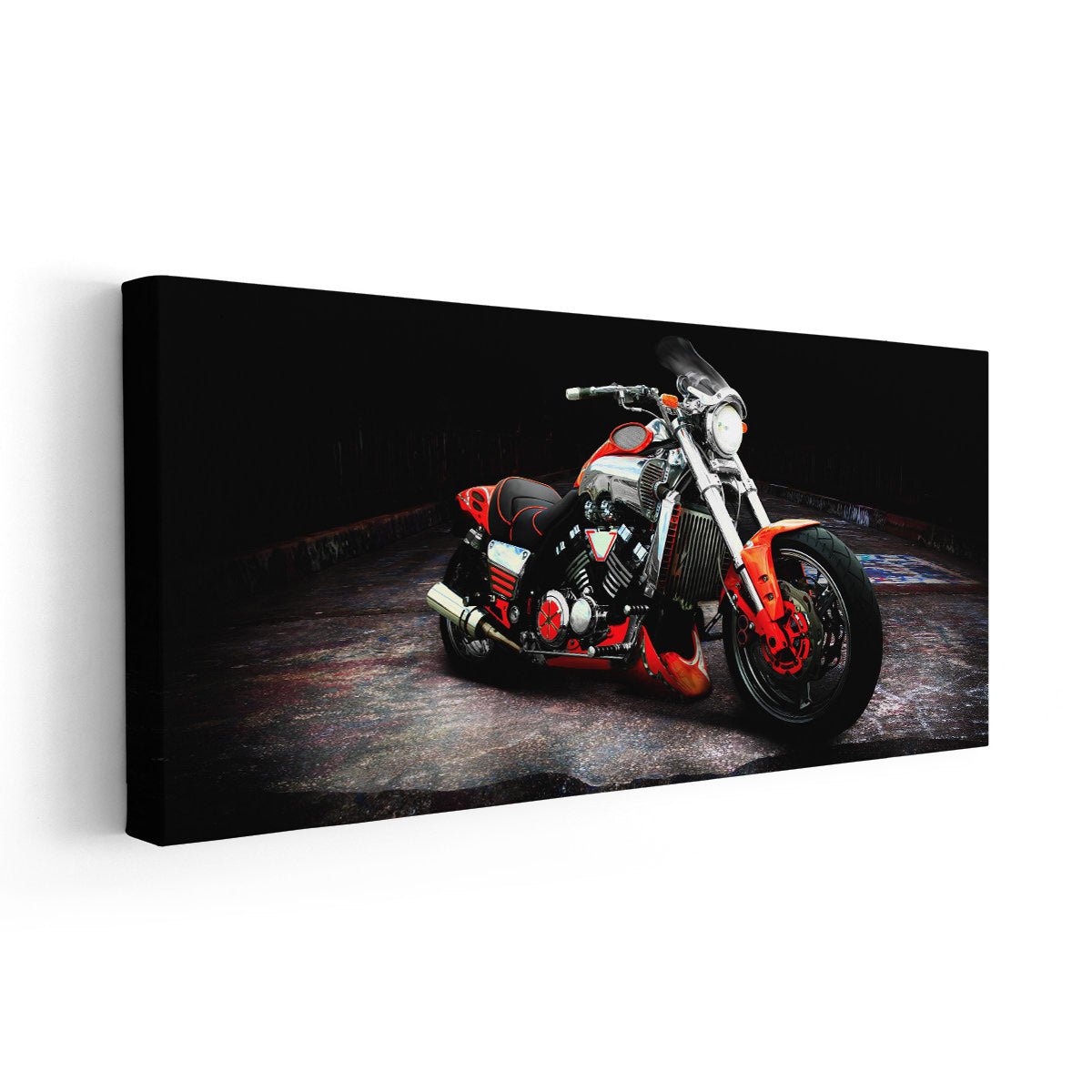 Modern Motorcycle Art Print Wall