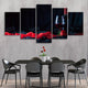 Classic red wine Canvas Wall Art Set