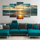 Ocean landscape photography of a breathtaking morning view.