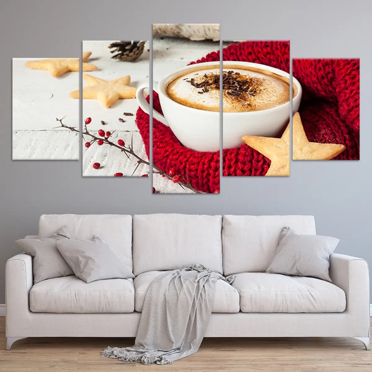 Christmas Coffee Wall Art-Stunning Canvas Prints