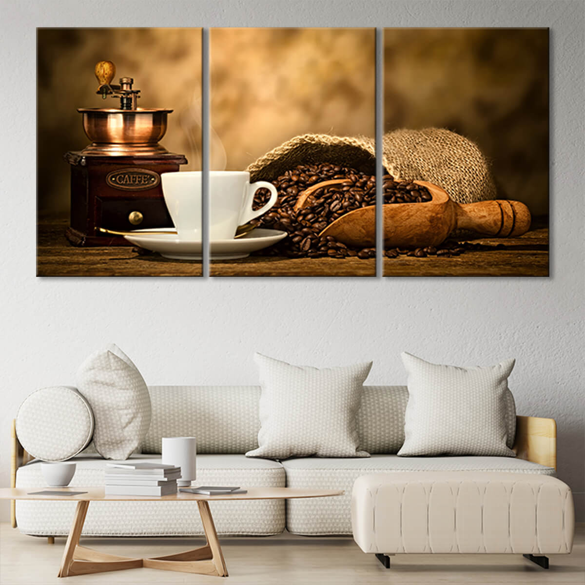 Coffee And Beans Wall Art Canvas Print-Stunning Canvas Prints