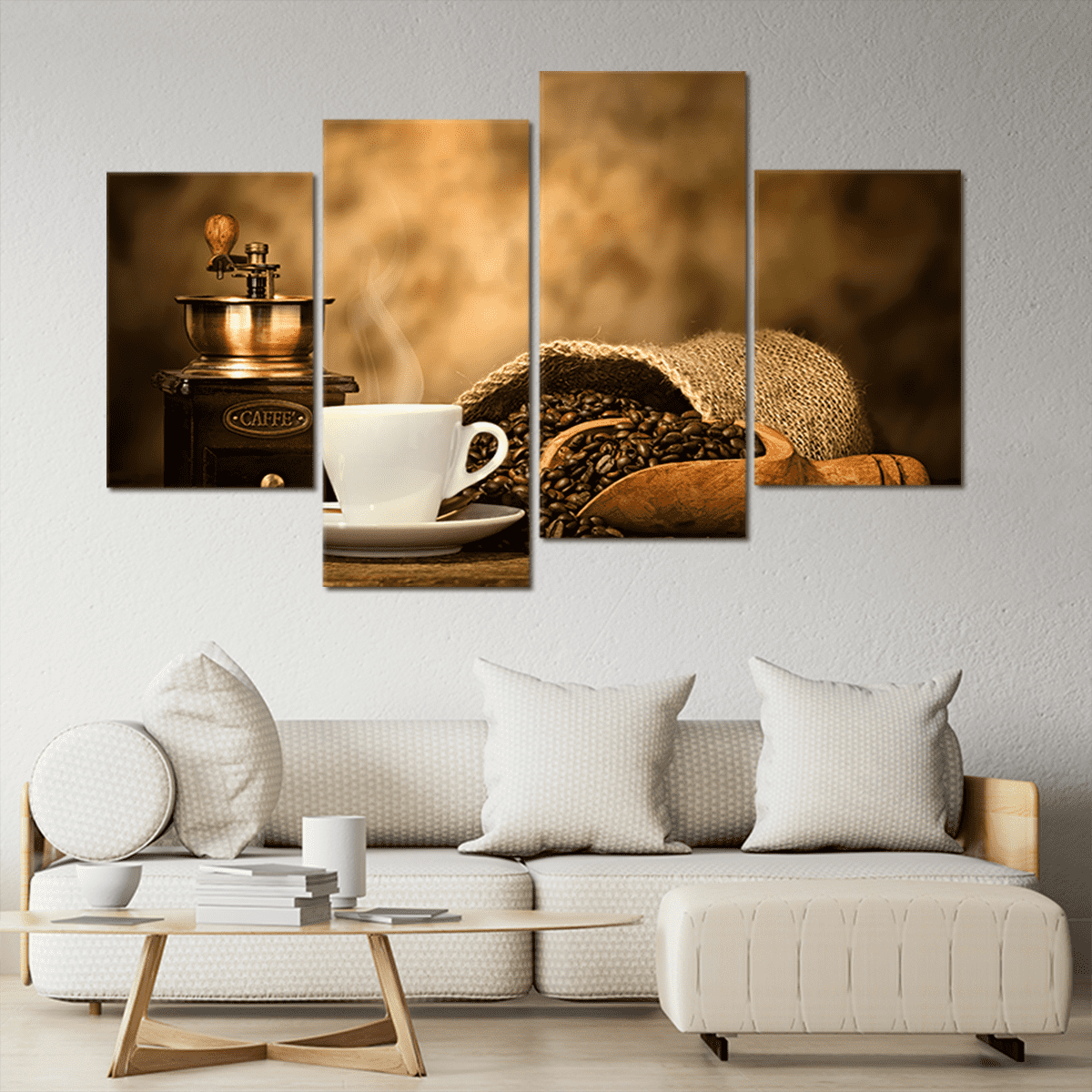 Coffee And Beans Wall Art Canvas Print-Stunning Canvas Prints