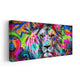 Colorful Abstract Lion Wall Art Canvas-Stunning Canvas Prints