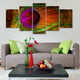 Large Colorful Peacock Feather Wall Art Canvas-Stunning Canvas Prints